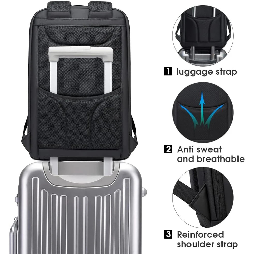 BANGE Business Backpacks Laptop 156 inch Multifunctional WaterProof Big Capacity Daily Work Male Backpack School Bag Mochila y260611 - view 7