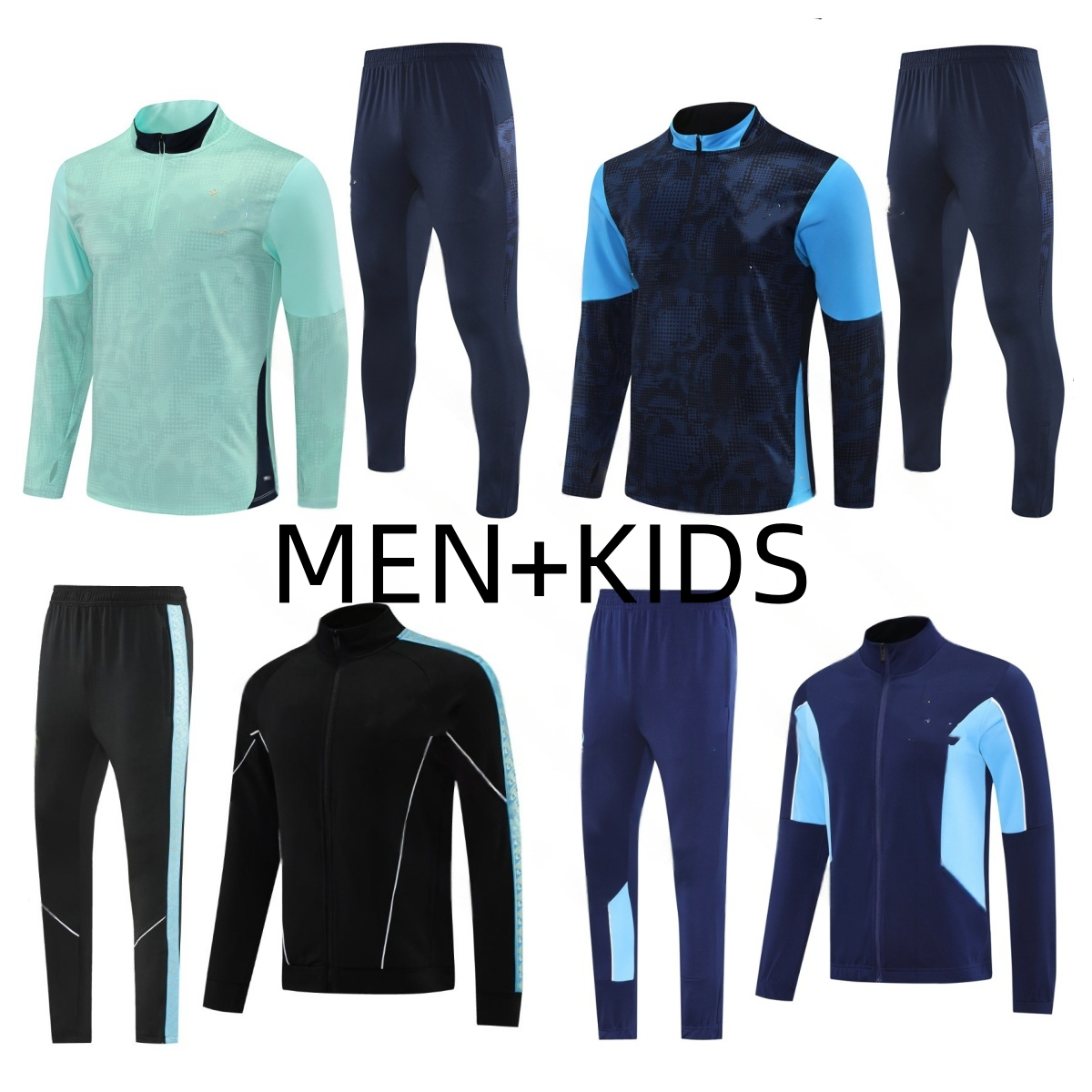 2026 27 Marseilles adult hooded MarseillesA tracksuit soccer jacket sets Survetement OM maillot foot MILIK PAYET football full Zipper jackets training suit hoodie