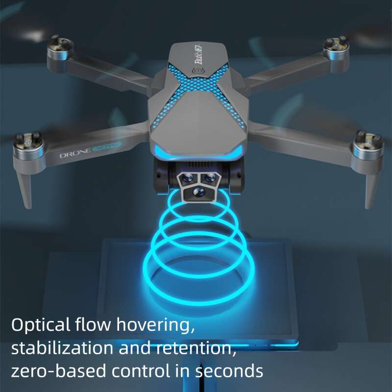 Famous brand cross-border new product AE7 folding brushless motor drone aerial photography cool lighting remote control aircraft quadcopter CKS