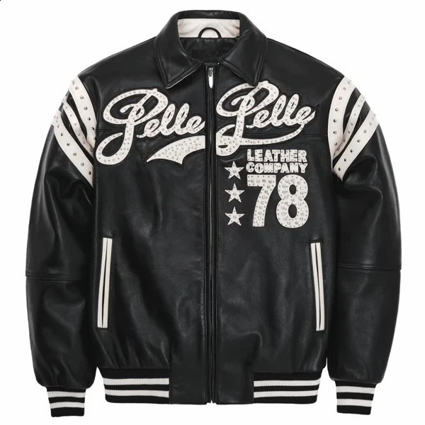 Men Womens Leather Baseball Jacket Bling Rhinestone Embellished Varsity Bomber Coat 90s Y2K Hip Hop Streetwear Outerwear Coats 260205