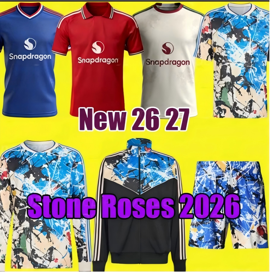 25 26 27 Manchest er United Soccer Jerseys GARNACHO HOJLUN MARTINEZ CASEMIRO UTD B. FERNANDES Football Shirt men Kit kids 2026 MAINOO ZIRKZEE Pre match