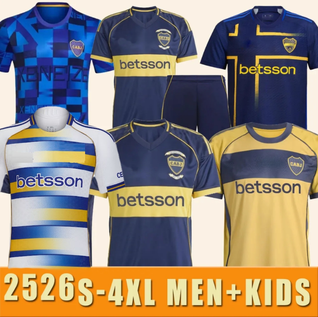 2025 2026 S-4XL CAVANI Boca Juniors Soccer Jerseys MARADONA BENEDETTO MARCOS ROJO CARLITOS DE ROSSI Special 120th BARCO JANSON MEDINA football shirt
