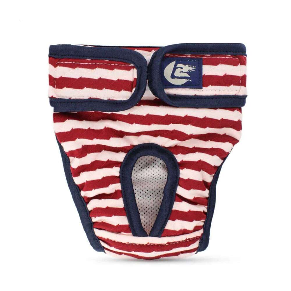 Famous brand PC Lot Female Washable Shorts Underwear Striped Cotton Dog Physiological Pants Sanitary Panties Pet Clothes pupakaIK