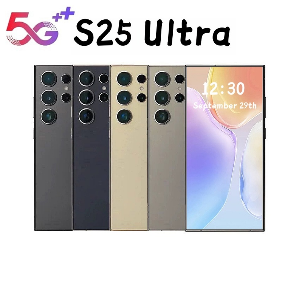 S26 S25 Ultra 5G phone cell phone 12GB+512 Smartphone android phone Octa Core Punch-hole Full touch screen Face ID Unlocked mobile phone Camera GPS