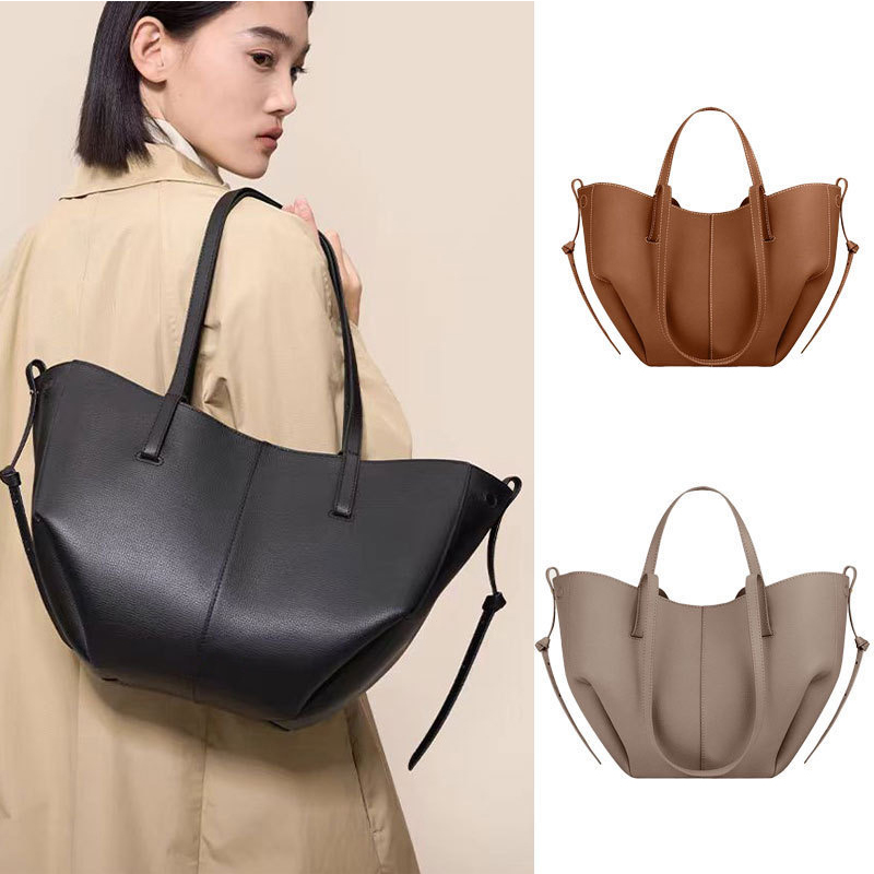 Black Shoulder Bag High Quality Women Designer Bag Cyme Bag Tote Bag Mini Luxury Crossbody Bag Leather Frosted Half-moon bag Handbag Large Capacity Shopping Bag