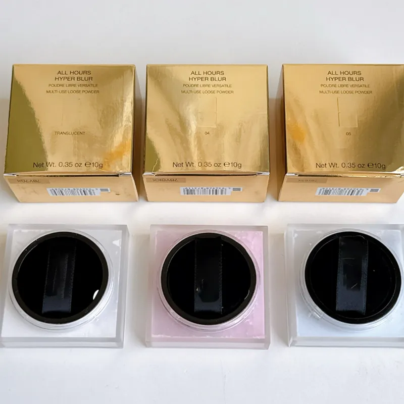 New Makeup Brand Leather Loose powder Concealer 10g Loose Baking Setting Powder Easy Bake Fixation Natural Face Finishing Oil-control Beauty