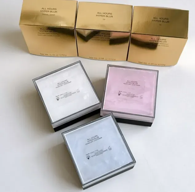 New Makeup Brand Leather Loose powder Concealer 10g Loose Baking Setting Powder Easy Bake Fixation Natural Face Finishing Oil-control Beauty