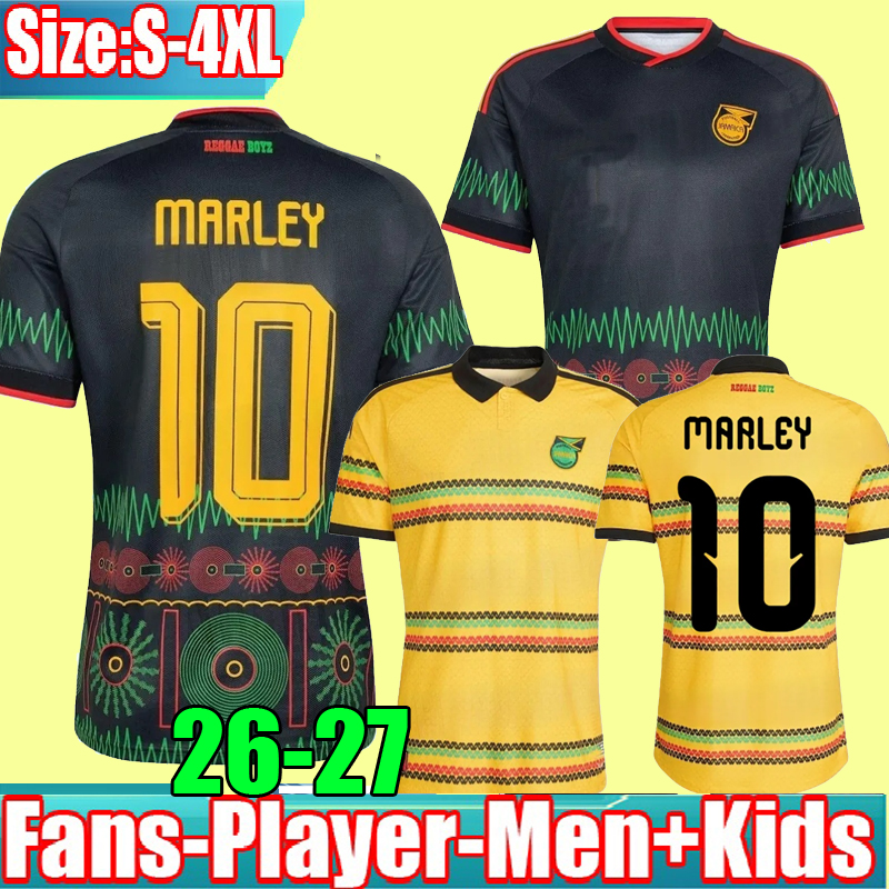 3XL 4XL 2026 Jamaica soccer jerseys 25 26 27 national football shirt team Bailey ANTONIO Nicholson MORRISON home away MEN kids maillots de foot camesitas de futol