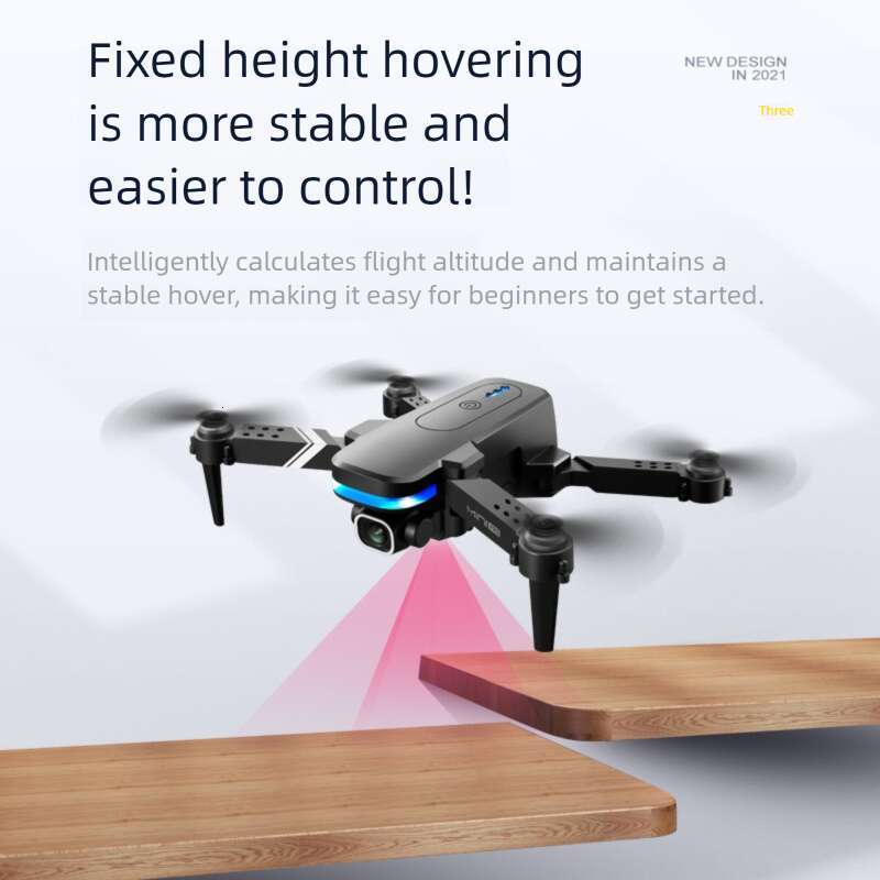 Famous brand cross-border KY910 mini folding drone 4K high-definition dual camera aerial photography quadcopter fixed height remote-controlled aircraf