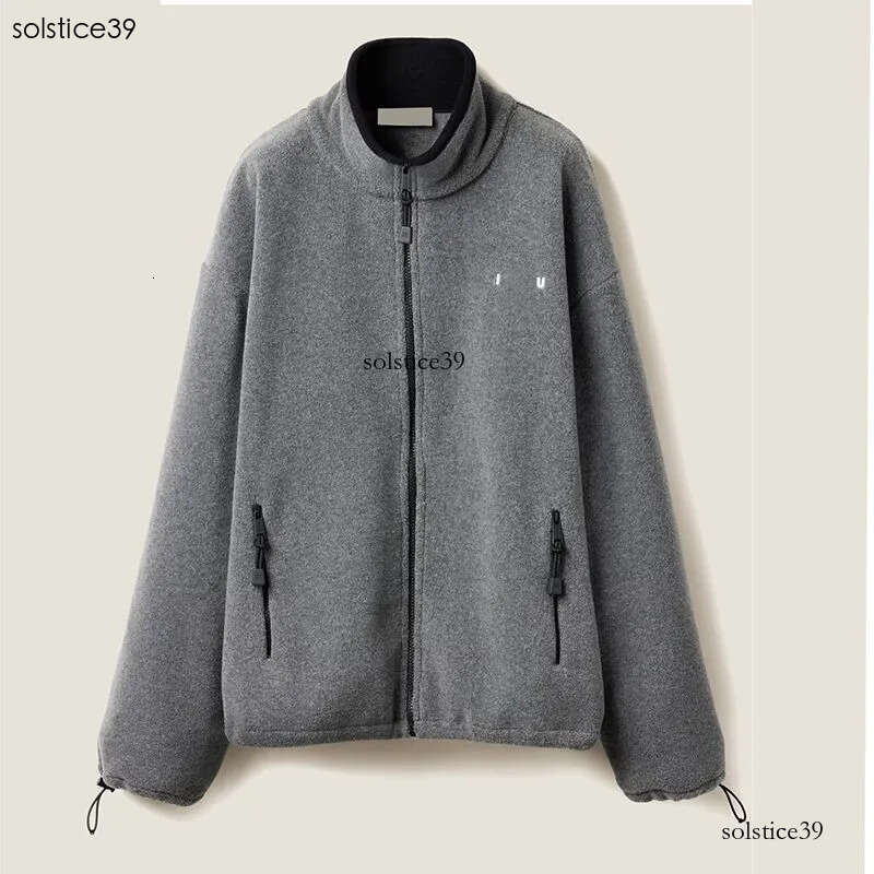 Miomio Hoodies mius Luxury Brand For Ladies Designer MM Letters Embroidery Logo Concise Style Tech Fleece Pure Long Sleeve Pullover Casual Street Wear miu 7c4