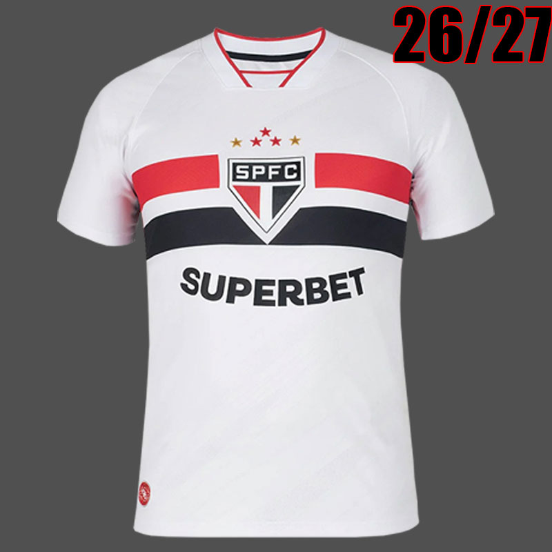 Camisa Sao Paulo 26 27 Kits 2026 Sao Paulo Soccer Jerseys LUCAS PABLO MAIA CALLERI LUCIANO FERREIRINHA Home Away 3rd Training OSCAR Football Shirts Uniforms