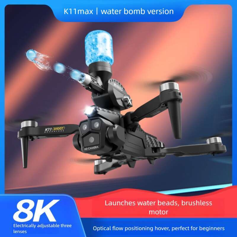 Renowned brand K11Max drone, brushless Mazda, three camera aerial photography, quadcopter, water bomb launch, remote-controlled drone, Drone CKS