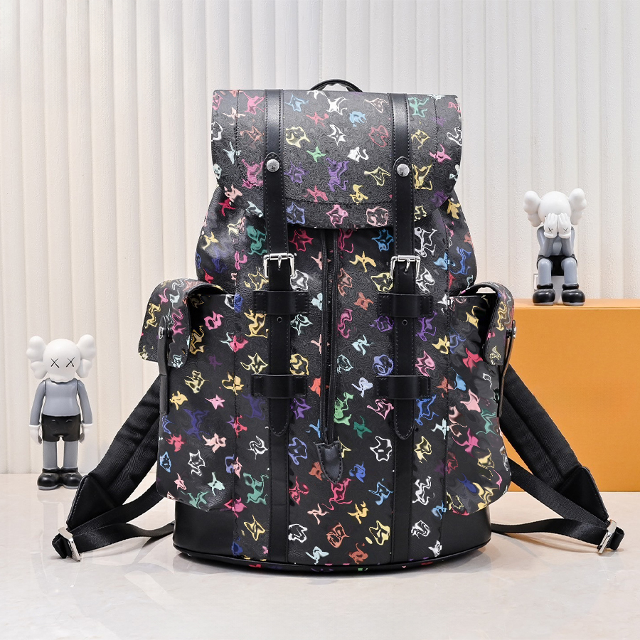 Designer Backpacks Crocodile Skin Texture Outdoor Casual Versatile Business Bag Double Shoulder Straps Contrast Accents Versatile for Daily Light Luggage Bag