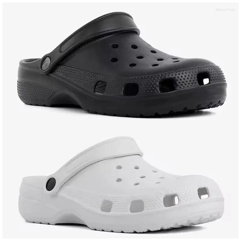 Slippers Breathable Lightweight Comfortable Casual Wading Beach Couple Hole Sandals Jelly Garden Hollow-out EVA