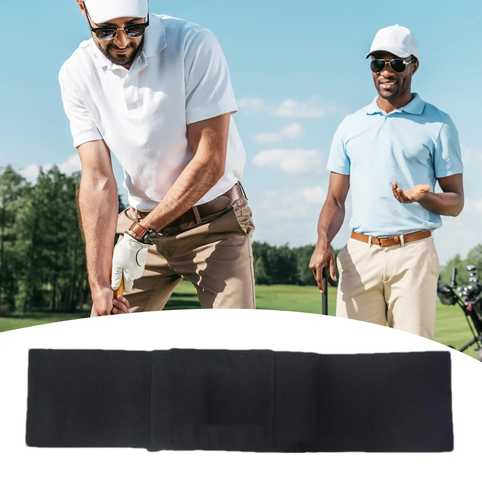 Golf Swing Trainer Aid Alignment Strap Arm Band for Swing Correction Consistent Practice Tool for Golf Beginner to Pro 260206