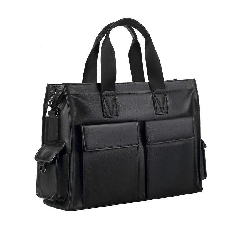 Luxury Shoulder Bags Totes Hobo New Genuine Leather Large Capacity Business Briefcase Fashion Cowhide Laptop Bag Casual Men S Handbag SENYY