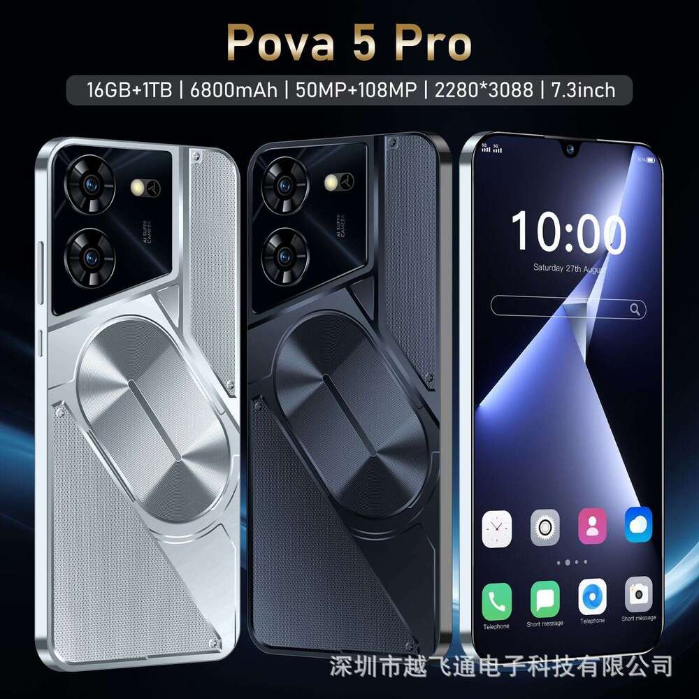 Famous Brand New Cross Border In Stock Mobile Phone Pova SIM Dual Standby TB Android Smartphone Factory CKS