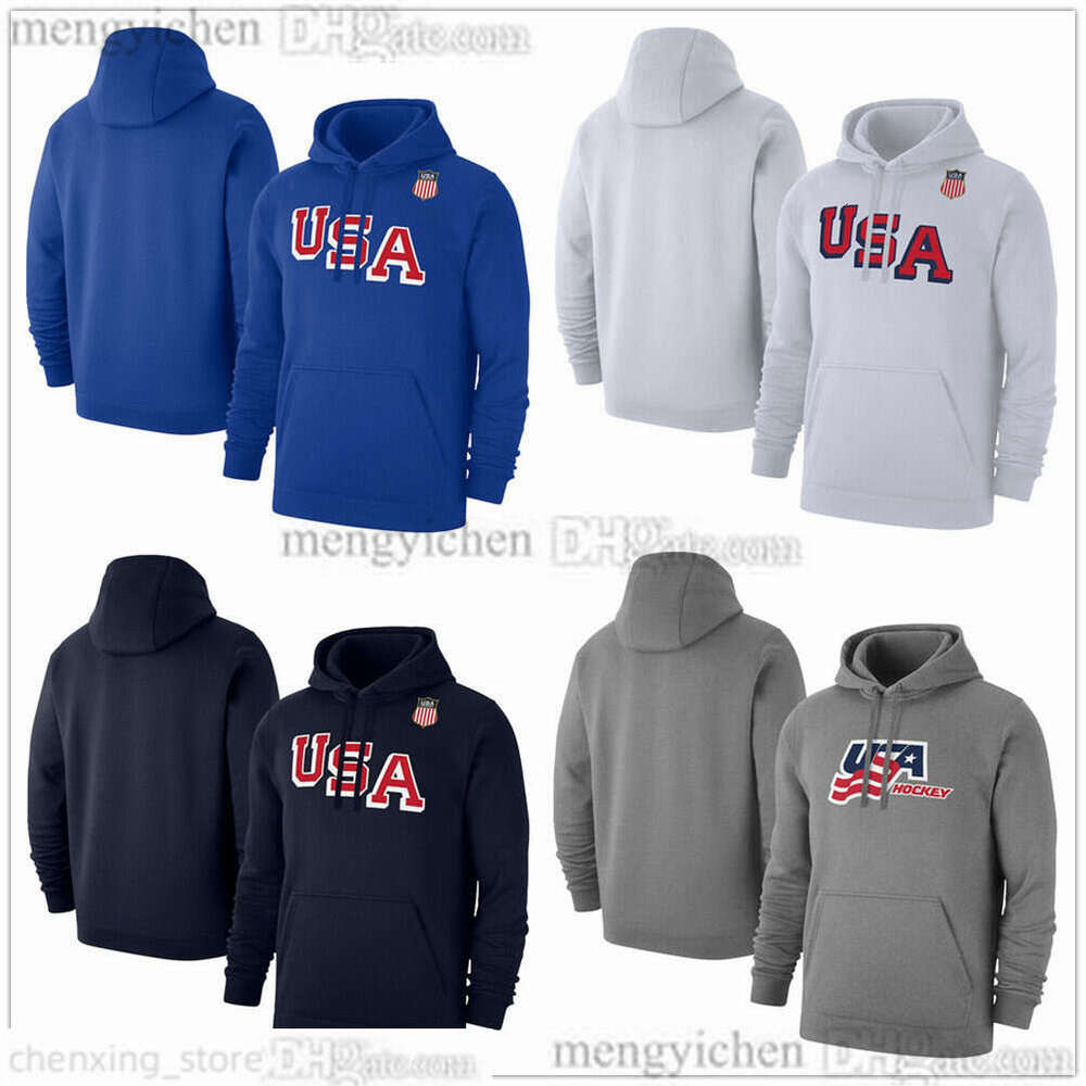 Team USA 2026 Milano Cortina Hockey Pullover Hoodies 34 Matthew 7 Brady Tkachuk 19 Matthew Tkachuk 43 Quinn Hughes 9 Jack Eichel 86 Jack Hughes Winter Olympices Jersey