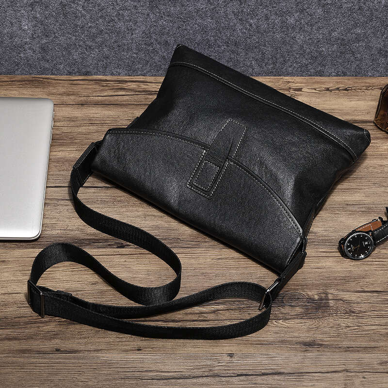 Luxury Shoulder Bags Totes Hobo Genuine Leather Large Capacity Crossbody High End First Layer Cowhide Backpack Casual Horizontal Men S Bag SENYY