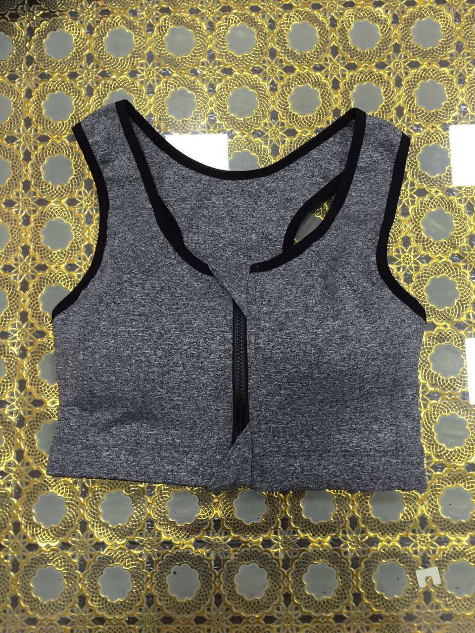 Fitness Ware Vest-Style Running Fitness Sports Bra Thin Push-Up Wireless Yoga Shockproof Sports Underwear