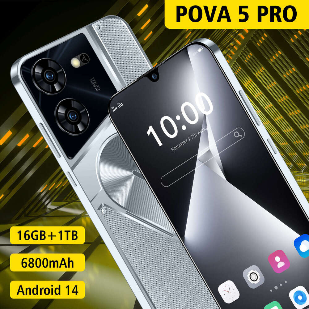 Famous Brand New Cross Border In Stock Mobile Phone Pova SIM Dual Standby TB Android Smartphone Factory CKS