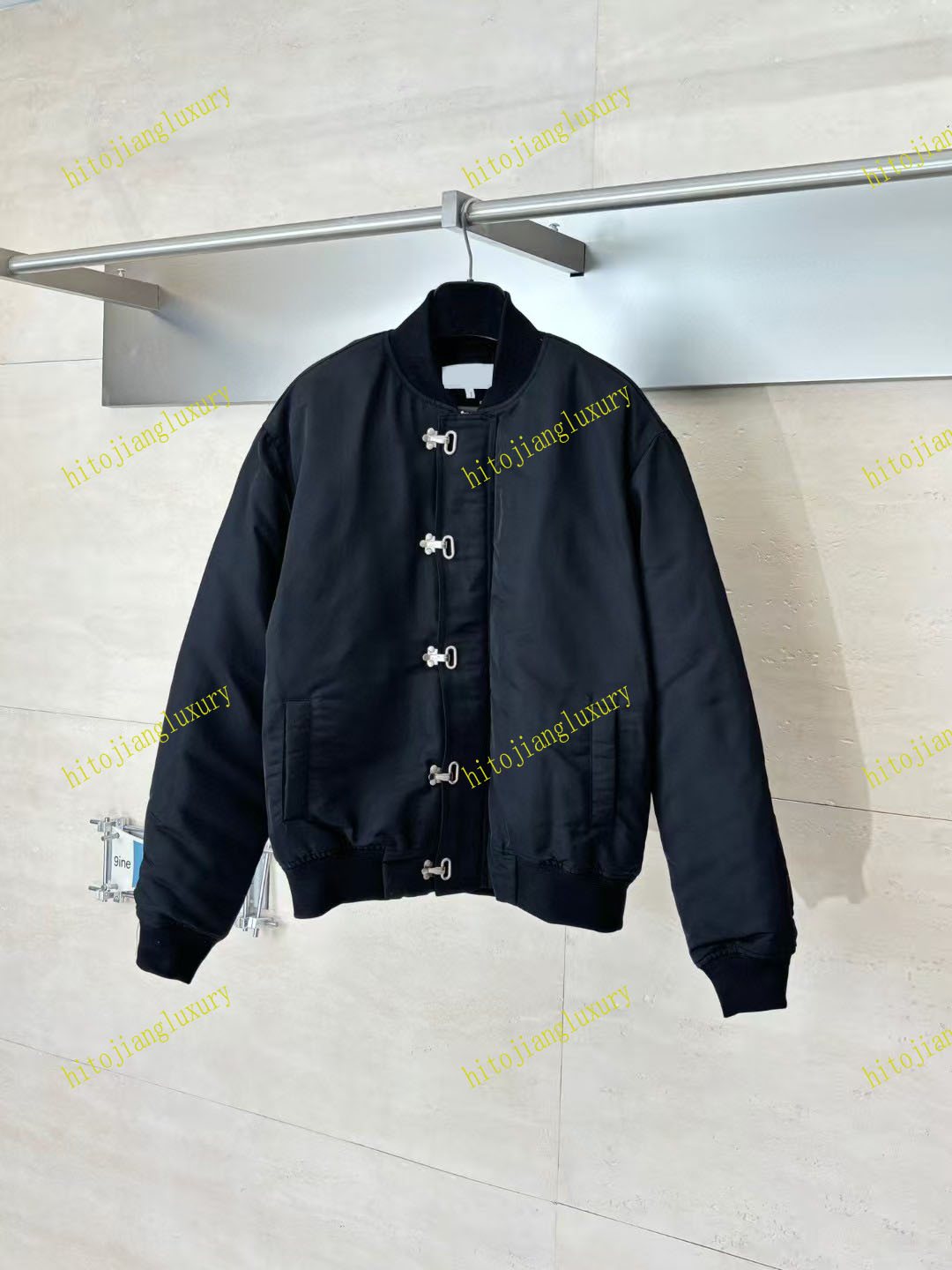 Fireman Clasp Jacket hook button jacket Nylon Workwear Bomber Jacket for men