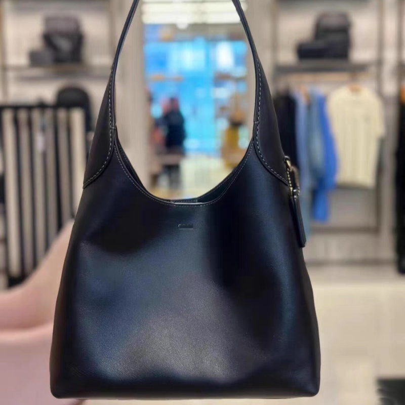 Brooklyn 28 Premium Leather Shoulder Tote Minimalist Retro Luxury Crossbody Handbag with Large Capacity