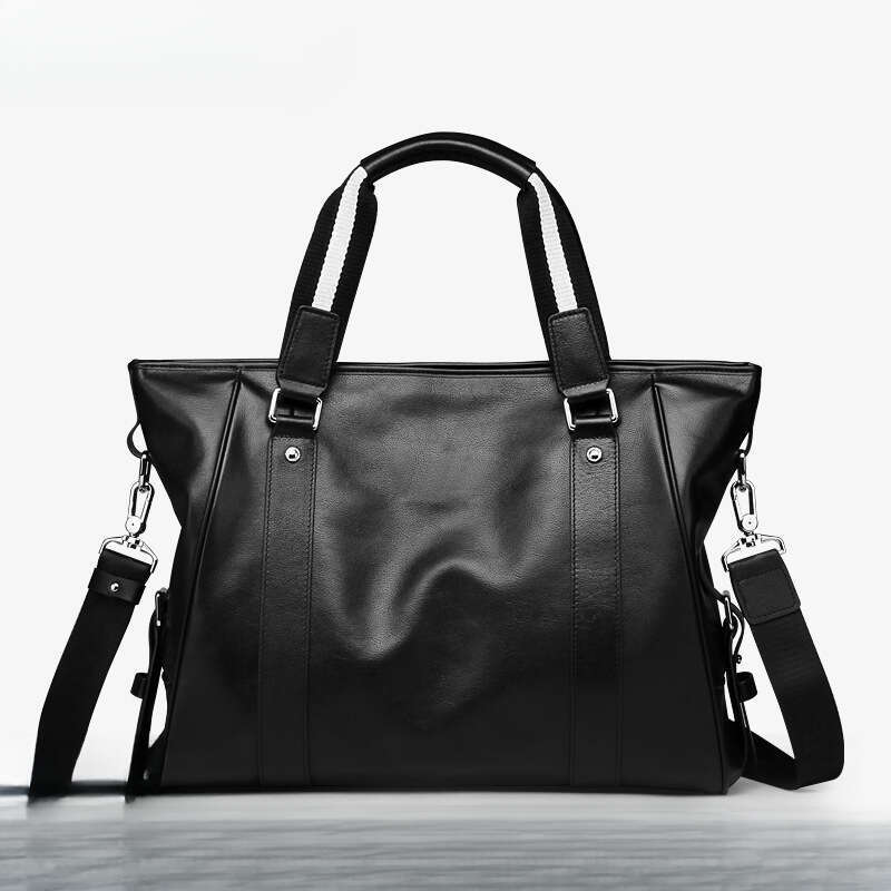 Luxury Shoulder Bags Totes Hobo Men S Genuine Leather Handbag Horizontal Style Laptop Bag Business Travel Large Capacity Briefcase Dropshipping SENYY