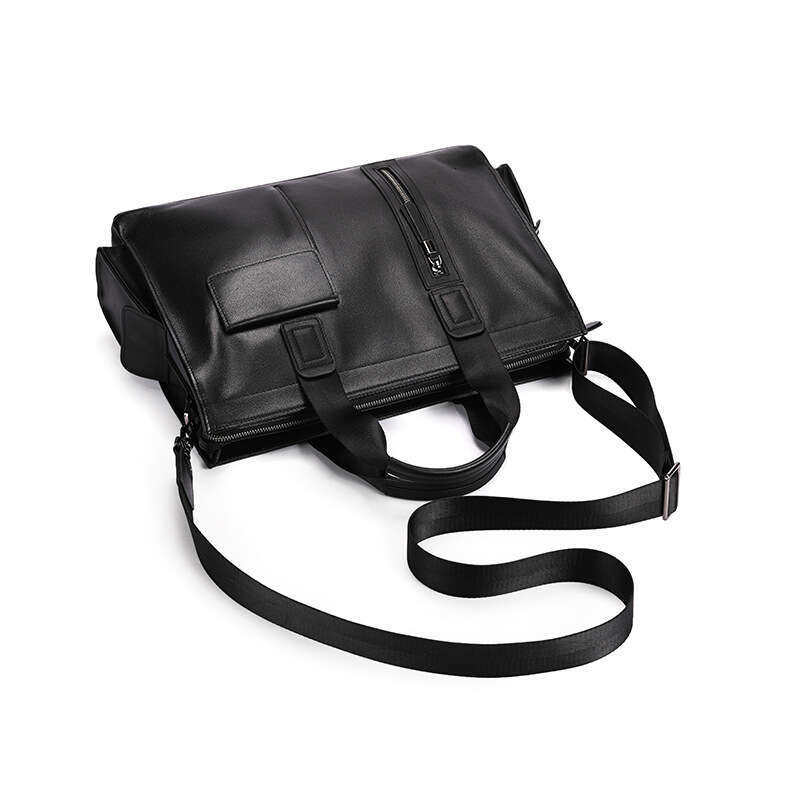 Luxury Shoulder Bags Totes Hobo Genuine Leather Business Briefcase Top Layer Cowhide Laptop Bag Large Capacity Versatile Simple Men S Handbag SENYY