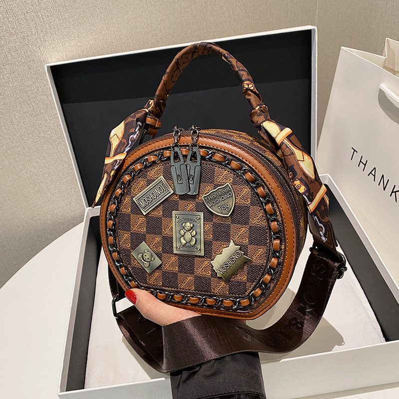 new Free delivery shoulder bag Simple women's solid color handbag commuting shoulder crossbody bag