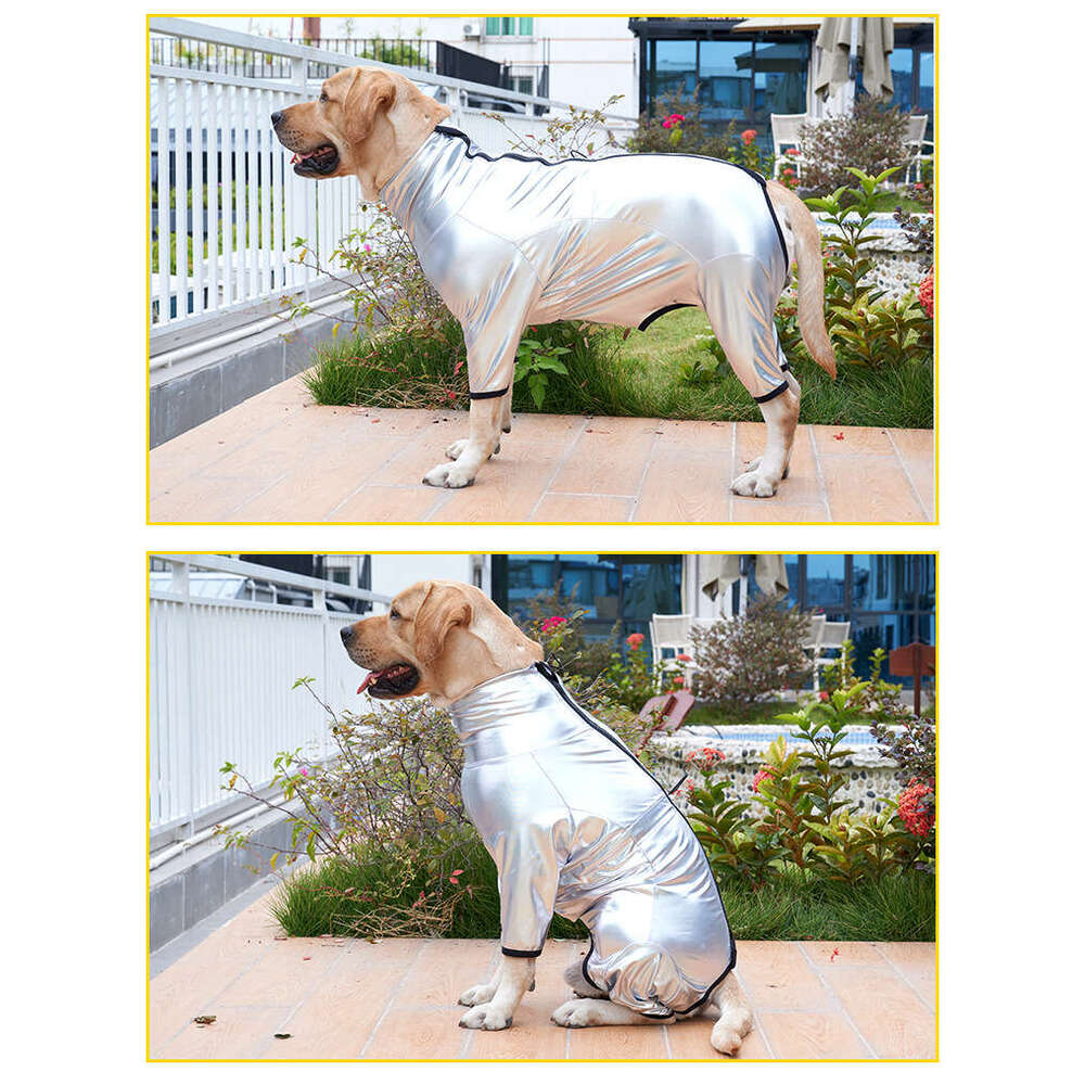 Famous brand Cross border pet clothing dog jacket fashionable space suit waterproof windproof four legged for medium and large dogs pupakaIK