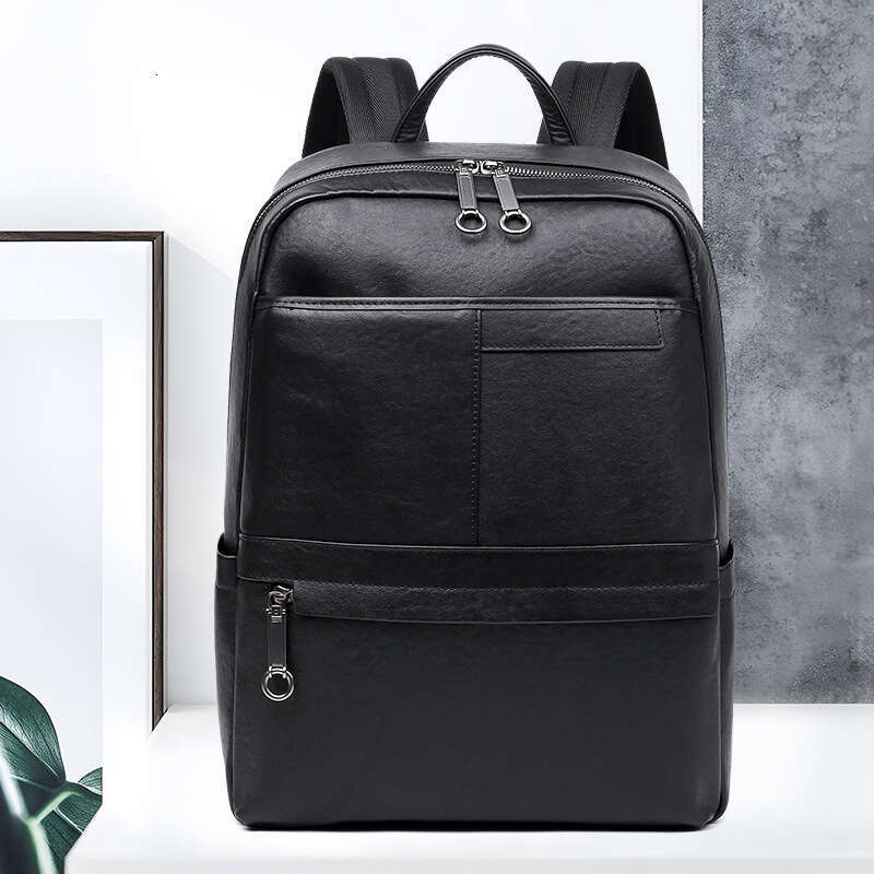 Luxury Shoulder Bags Totes Hobo New Genuine Leather Fashion Men S High End Large Capacity Laptop Bag Lightweight Trendy Backpack SENYY