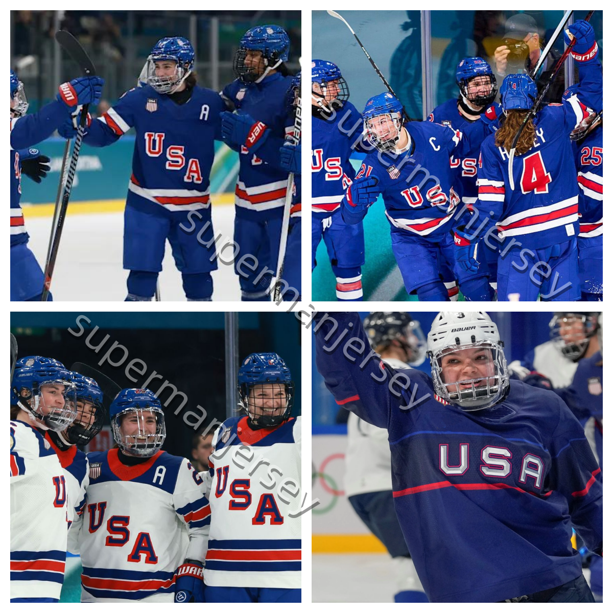 USA women Team 2026 Olympices hockey jersey Pannek Scamurra Simms Zumwinkle Bilka Carpenter Curl-Salemme Dunne Heise Janecke Knight Murphy Barnes Winn Coyne
