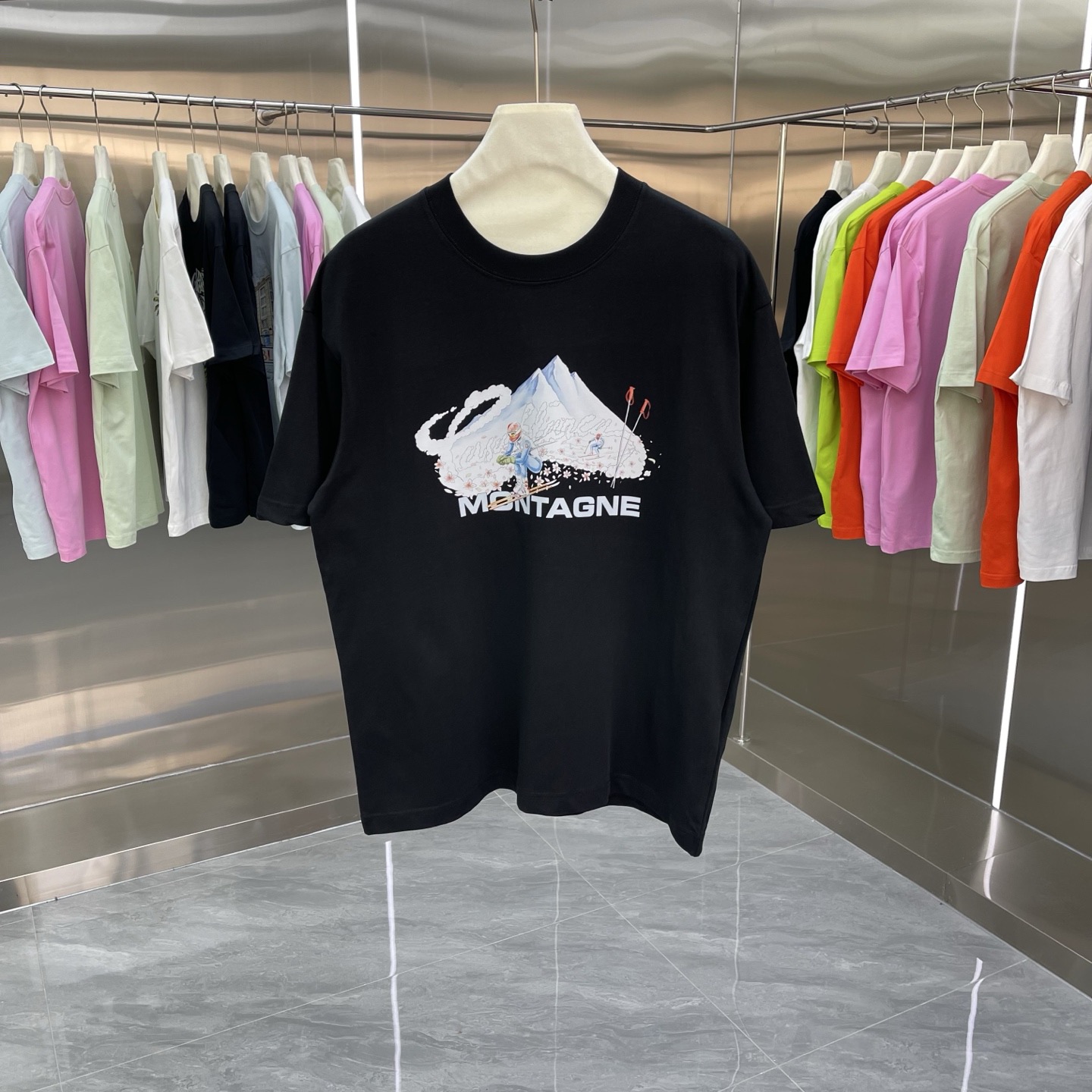 Men's Plus Tees & Polos Round neck embroidere3d and printed polar style summer wear with street pure cotton M set shorts tshirt set w1111 cyy9642 2d22