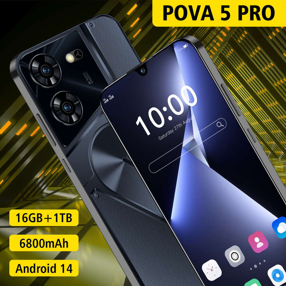 Famous Brand New Cross Border In Stock Mobile Phone Pova SIM Dual Standby TB Android Smartphone Factory CKS
