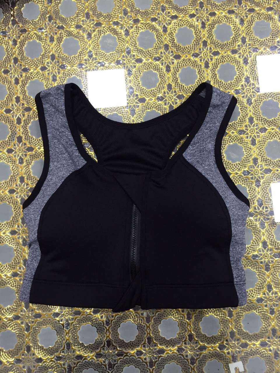 Fitness Ware Vest-Style Running Fitness Sports Bra Thin Push-Up Wireless Yoga Shockproof Sports Underwear