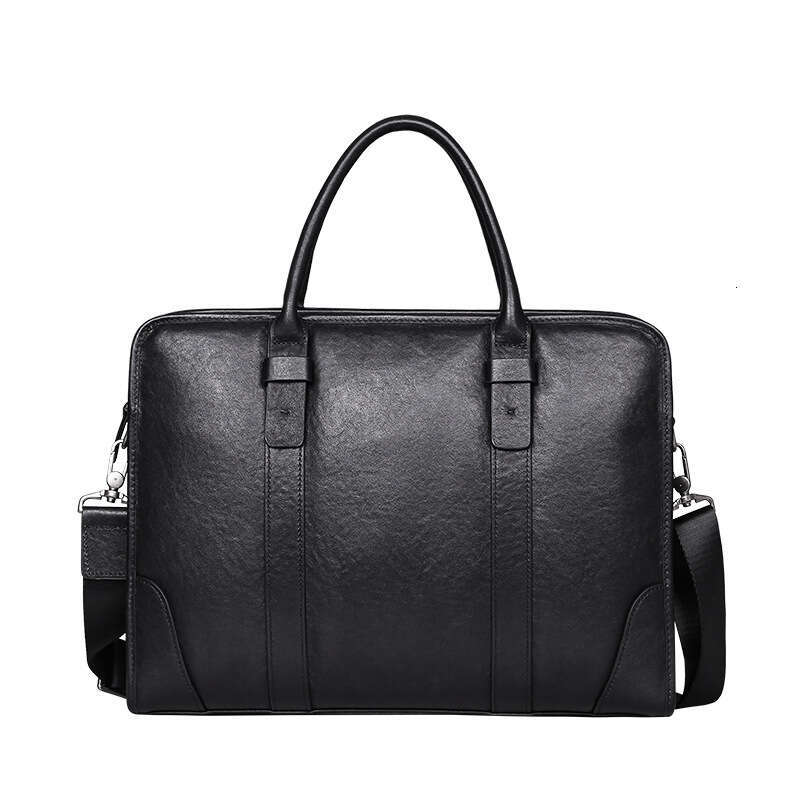 Luxury Shoulder Bags Totes Hobo Handmade Genuine Leather Bag Business High End Large Capacity Handbag Fashion Casual Top Layer Cowhide Men S Briefcase