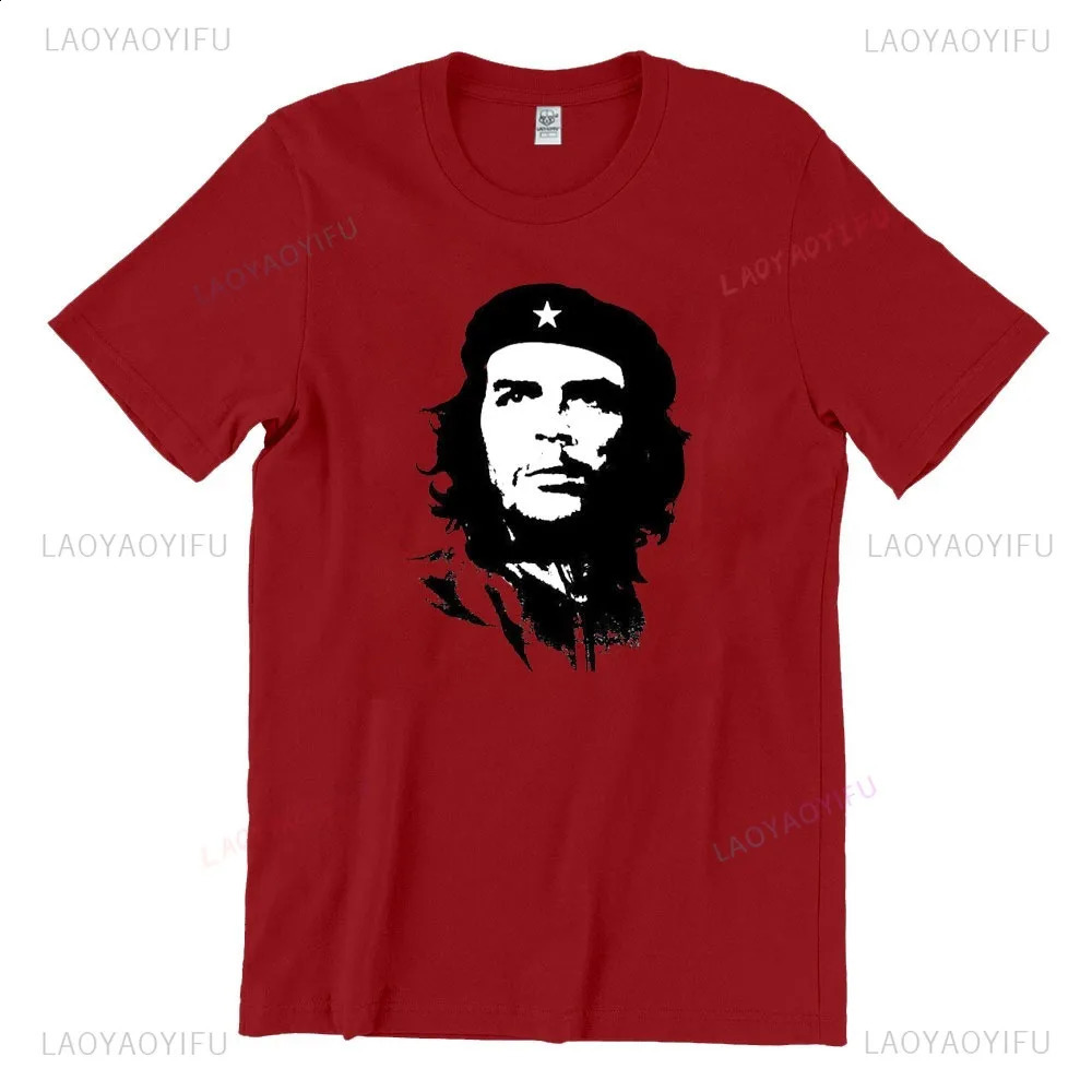 Che Guevara Shirt Rebel Cuban Guerrilla Revolution TShirt Casual Short Sleeve Men High Quality Tee Cotton Loose Tops 260209