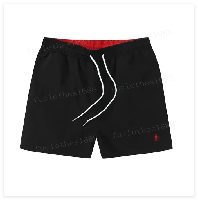 Mens Brand Multi-color High-end Embroidered Beach Elastic Shorts With Quick Drying Sports Surfing Breeze Cloth Swimwear Casual Sports Ocean Swimming Shorts S-3XL