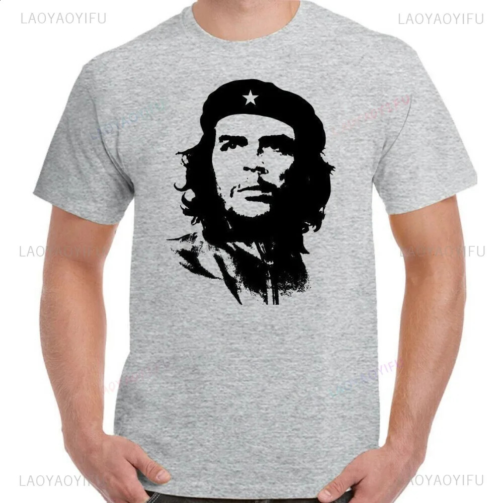 Che Guevara Shirt Rebel Cuban Guerrilla Revolution TShirt Casual Short Sleeve Men High Quality Tee Cotton Loose Tops 260209
