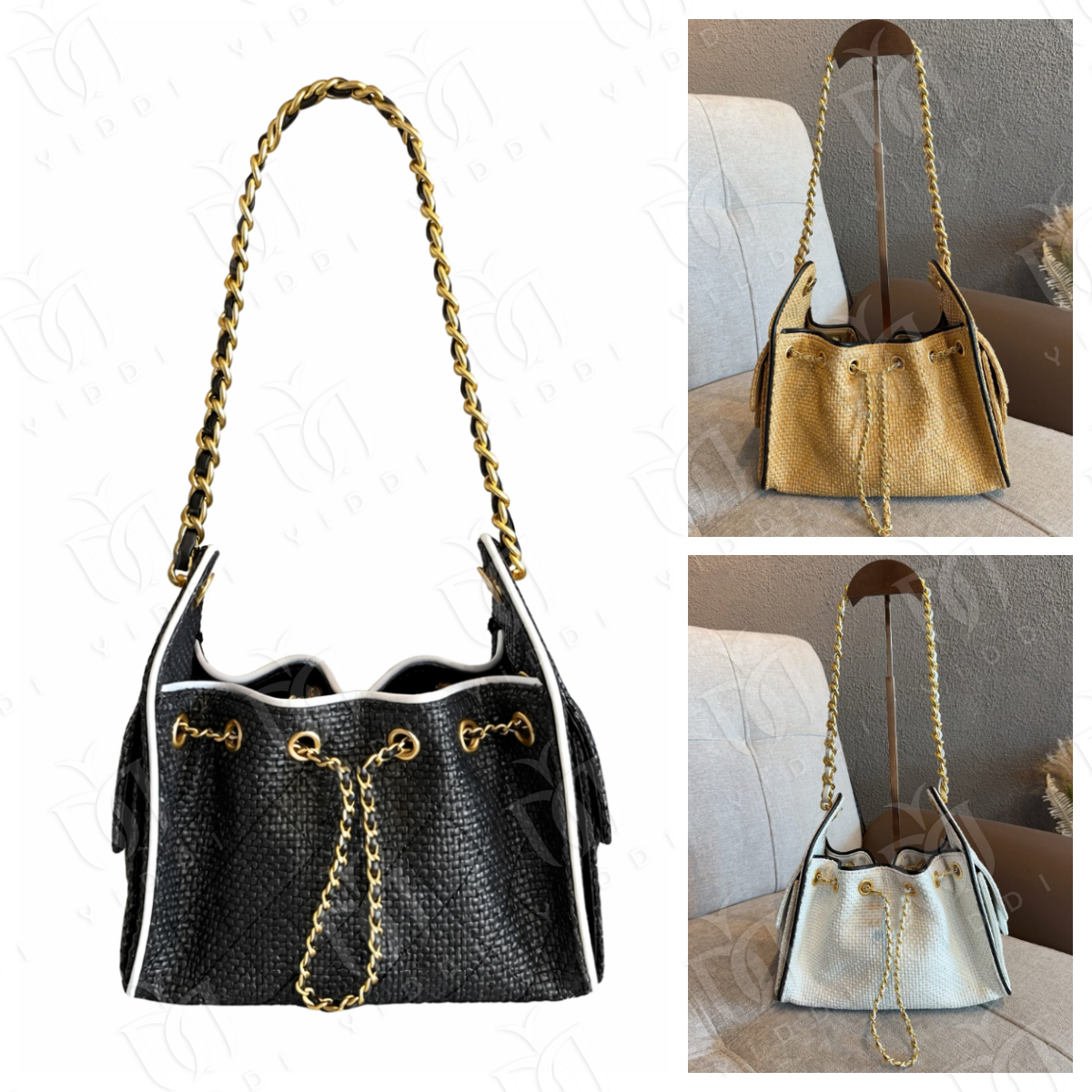 Straw woven 25c Hobo bag Designer slouchy bag Straw hobo Shoulder bag Women Trendy woven bag Crossbody Handbag Shopping bags Designer weekend bag beach bag With box