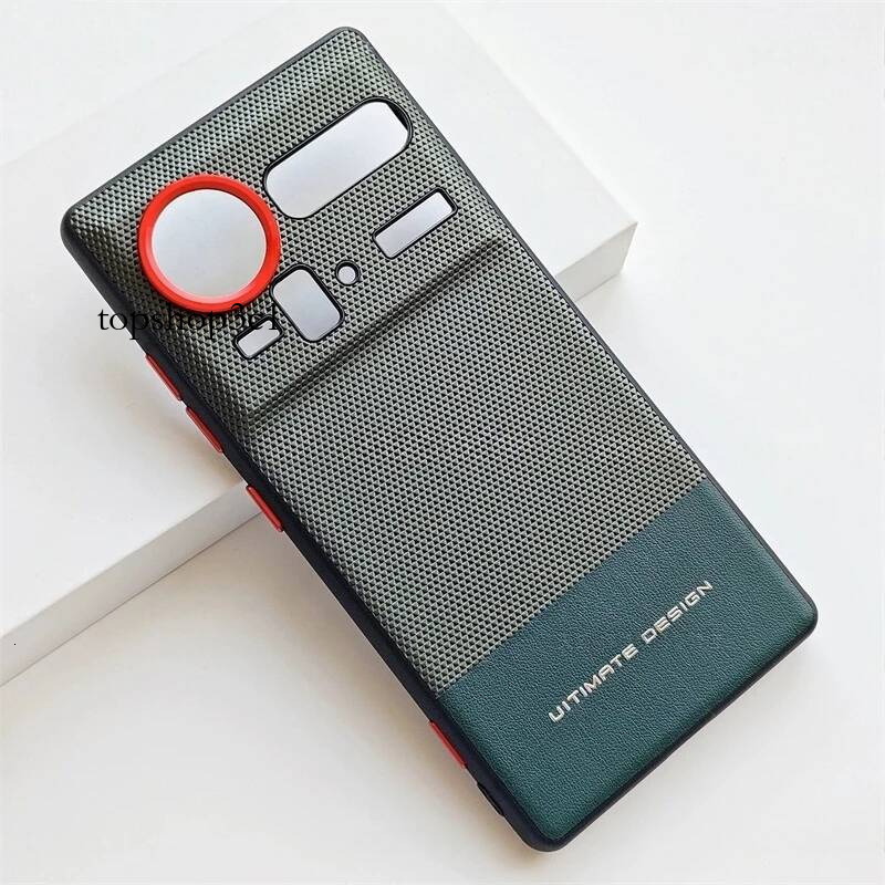 ZTE Z80 Ultra Case Luxury Leather Back Cover For Nubia Z 80 Z80Ultra 5G Fashion Colorblock Shell Shockproof Bumper
