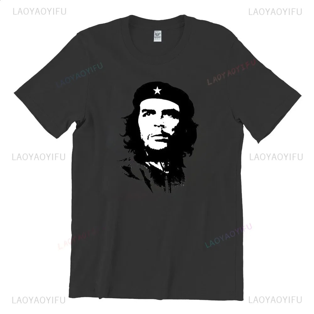 Che Guevara Shirt Rebel Cuban Guerrilla Revolution TShirt Casual Short Sleeve Men High Quality Tee Cotton Loose Tops 260209