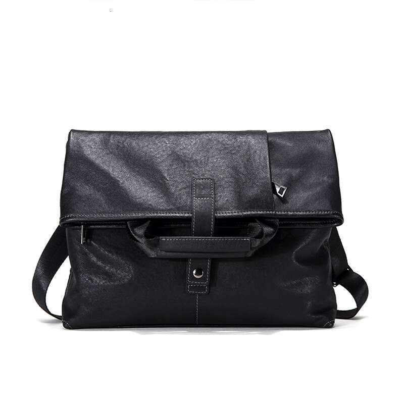 Luxury Shoulder Bags Totes Hobo Genuine Leather Trendy Large Capacity Fashion Casual Top Layer Cowhide High End Men S Crossbody Bag SENYY