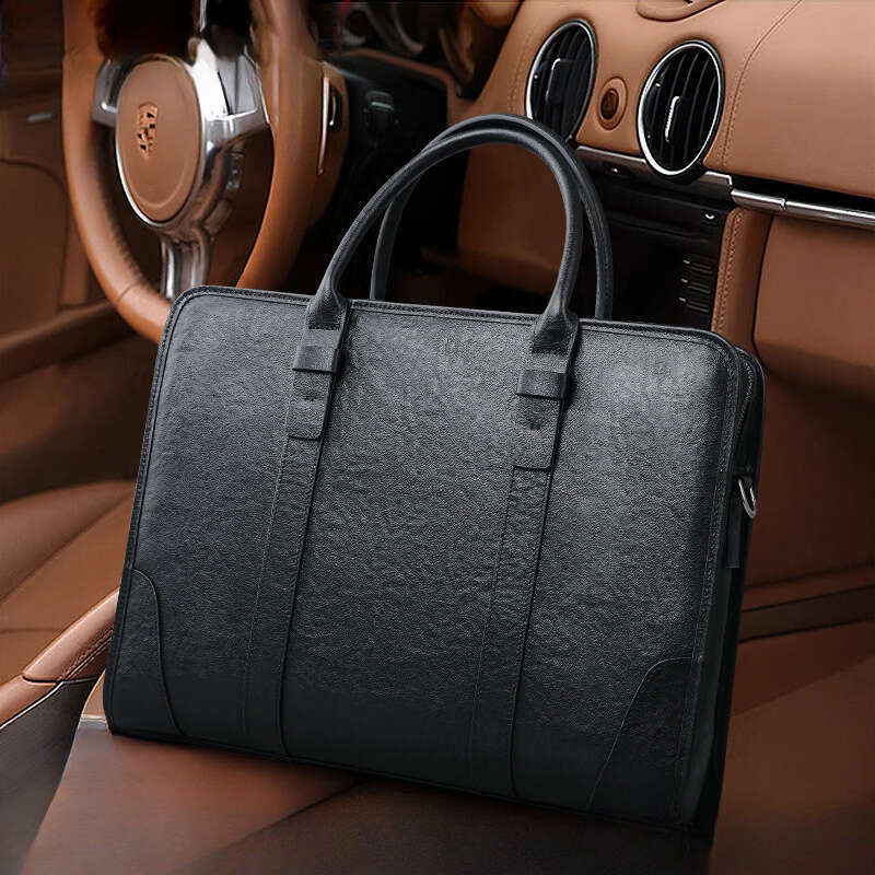 Luxury Shoulder Bags Totes Hobo Handmade Genuine Leather Bag Business High End Large Capacity Handbag Fashion Casual Top Layer Cowhide Men S Briefcase