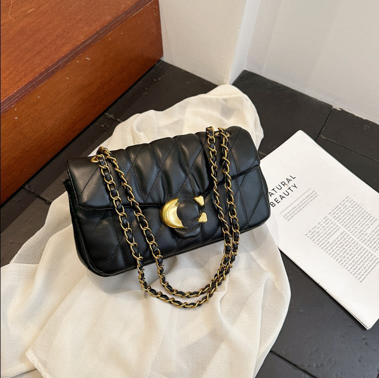 Designer Bag tabby bag Luxury Tote Girls Fashion bag Womens Top Quality Solid Color Bag with Chain Fashion Bag Real Pickup Buckle Macaron 02