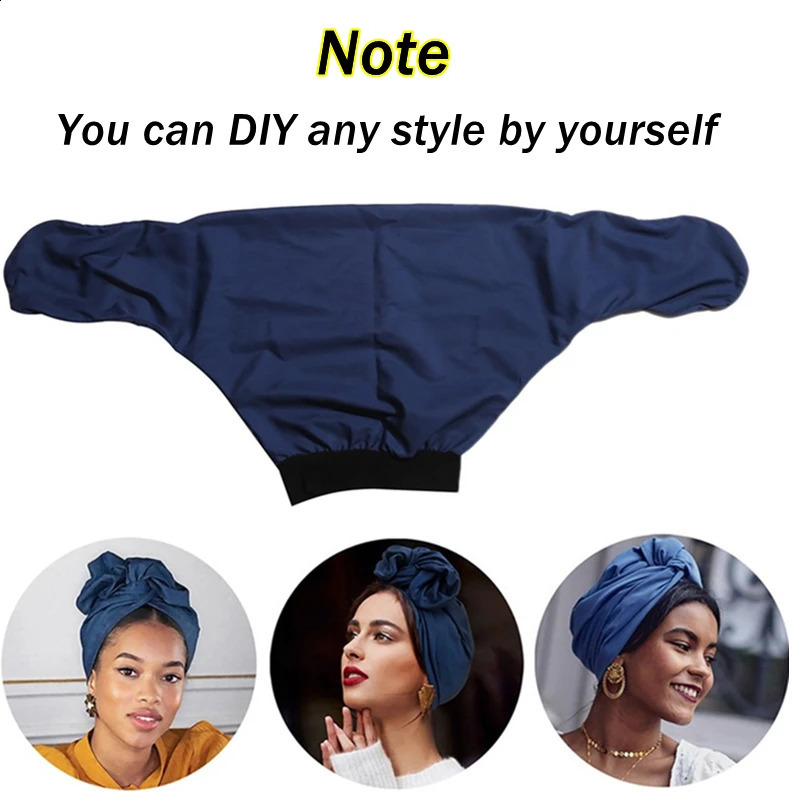 French Vintage Turban Hat Fashion Female Bandana Headband Womens Hair Cover Cap Ladies Head Wraps Muslim Headscarf Bonnet 260204