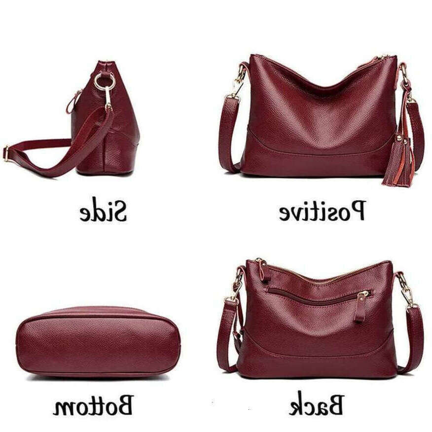TAURUSCIAGA Genuine Leather Shoulder Bag Luxury Brand Tote Crossbody Bags Women Famous Brands Purses And Handbags Premium Texture Bag