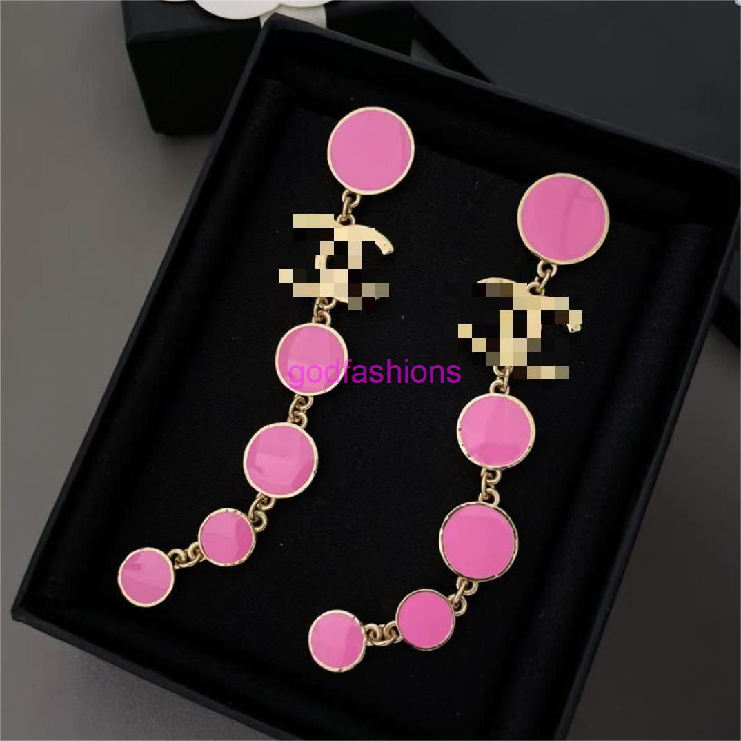 Designer jewelry channels earring round pendant earrings irregular shapes womens fashion personalized design earrings cc earring