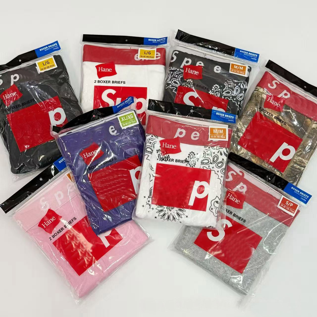 Mens Underwears BOXER BRIEF Breathable Letter Underpants Summer Man Shorts 2 pieces/pack briefs